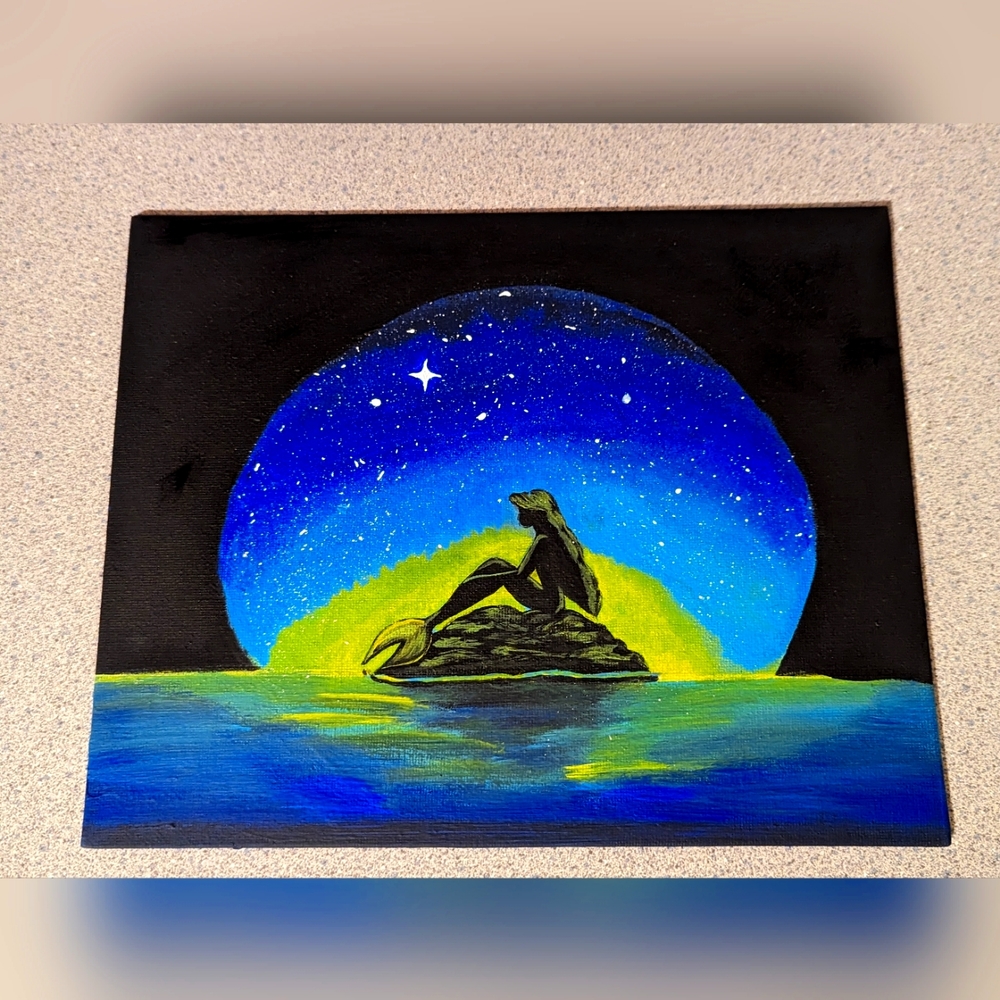 Mermaid Canvas Painting